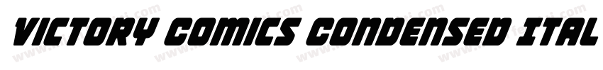 Victory Comics Condensed Ital Conde字体转换